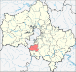 Location of Chekhov Region (Moscow Oblast)